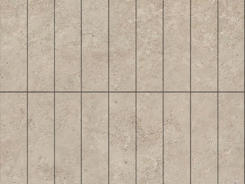 无缝复古莱姆石 莱姆石长条砖背景墙贴图