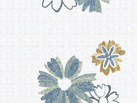 玻璃马赛克 拼花马赛克图案 渐变马赛克 石材马赛克瓷砖