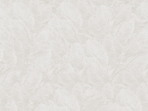 现代简约无缝米色植物壁纸壁布贴图