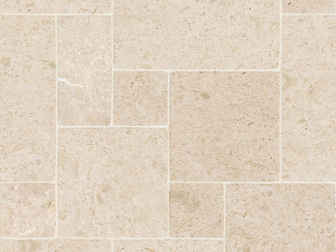 中古复古无缝米黄色莱姆石瓷砖 复古无规则瓷砖仿古砖贴图