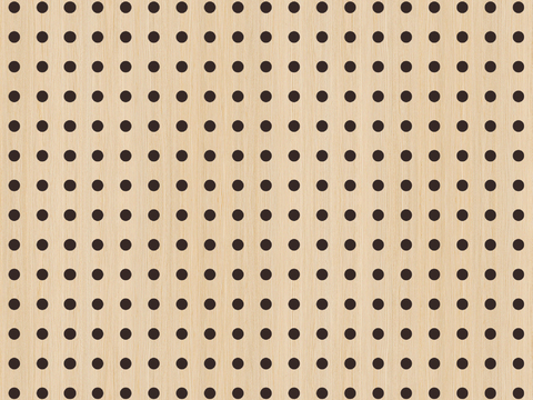 无缝木纹吸音板 洞洞板 冲孔板