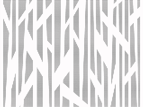 现代树形穿孔板贴图