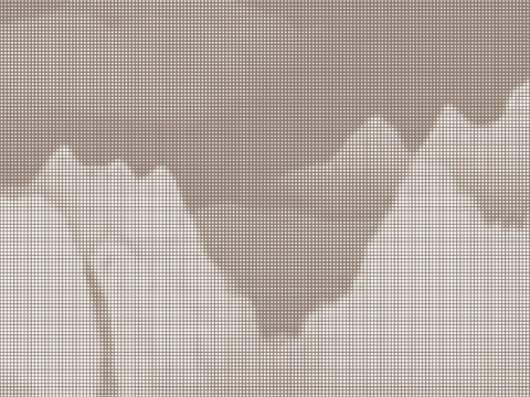 现代轻奢图案穿孔板 无缝几何图案渐变穿孔板