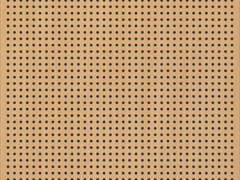 无缝木纹吸音板 洞洞板 冲孔板