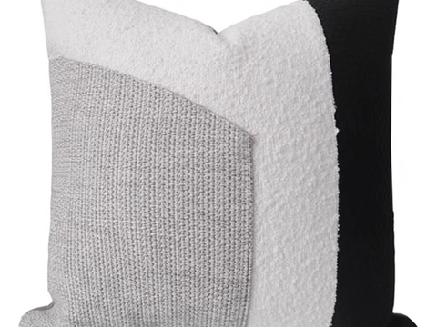 现代抱枕 枕头 印花抱枕  拼接抱枕