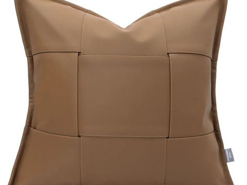 现代抱枕 枕头 印花抱枕  皮革抱枕