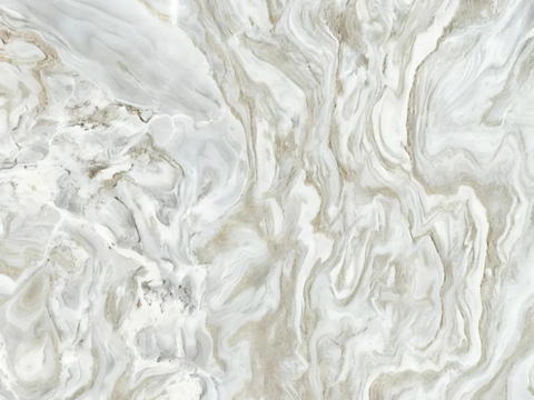 中式 安第斯雪大理石 白色山水玉石奢石 白色玉石透光石