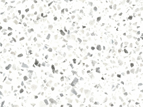 现代简约 白色水磨石瓷砖地砖 白底灰颗粒水磨石