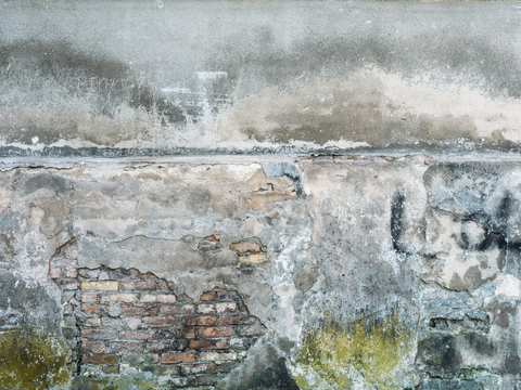  墙面涂鸦 围墙涂鸦 油彩墙面 旧墙面 水泥斑驳墙面艺术漆涂料 