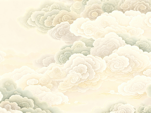 中式祥云 云彩 祥云背景