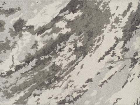 灰色抽象图案地毯