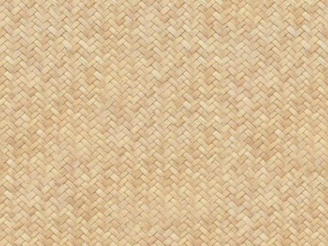 竹编席子贴图