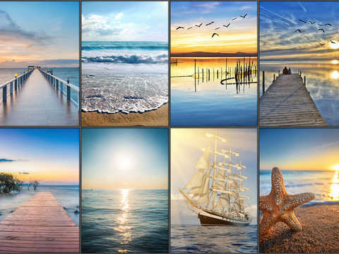 简约风景装饰画