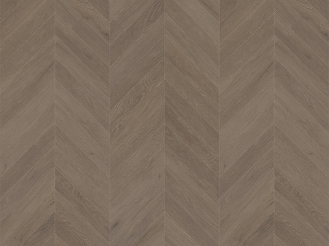 无缝咖色鱼骨拼胡桃木实木地板