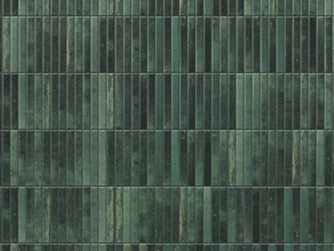 墨绿色条形砖