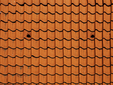 屋顶瓦片 红瓦 青瓦 房顶 中式建筑琉璃瓦