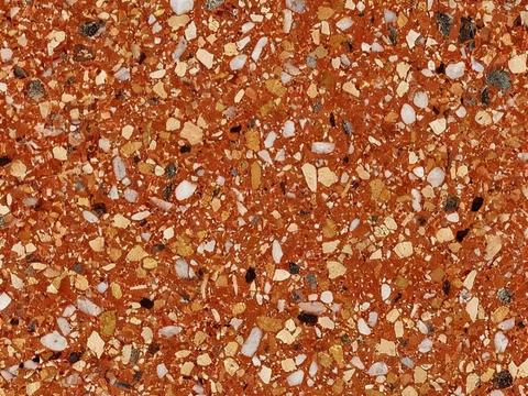 现代简约 橙色水磨石瓷砖岩板