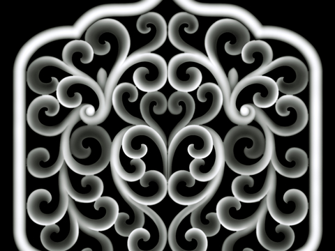  浮雕 金属浮雕 铜雕 木质雕花 十二生肖 黑白凹凸浮雕灰度图 