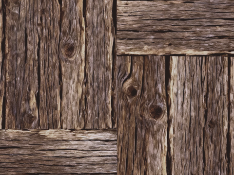 中古式工业风 户外防腐木地板 防腐 原木 墙面做旧木板木条