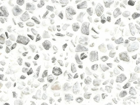 现代简约 奶油白 北欧风 白色水磨石瓷砖 浅色水磨石