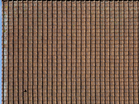 屋顶瓦片 红瓦 青瓦 房顶 中式建筑琉璃瓦