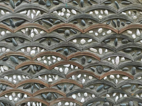  屋顶瓦片 红瓦 房顶青瓦 中式魏派建筑琉璃瓦 木瓦 稻草屋顶 