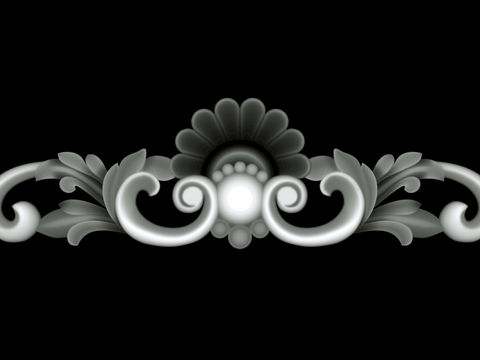 浮雕 金属浮雕 铜雕 木质雕花 十二生肖 黑白凹凸浮雕灰度图