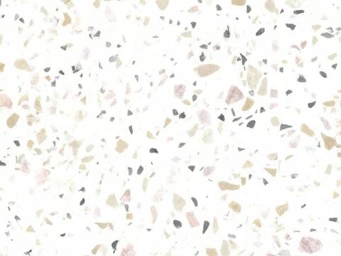 现代简约 奶油白 北欧风 白色水磨石瓷砖 浅色水磨石