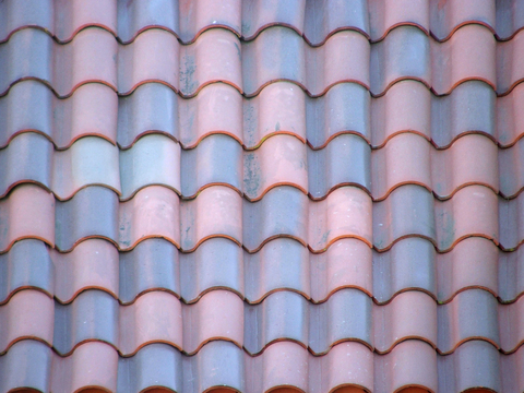 屋顶瓦片 红瓦 青瓦 房顶 中式建筑琉璃瓦