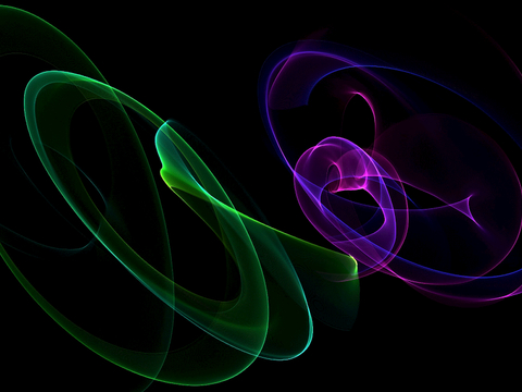 烟雾 雾气 浓烟 烟圈 变幻彩色烟雾