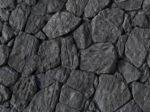 诧寂 禅意 深灰色毛石 文化石 灰色石墙 网红款 外墙石墙