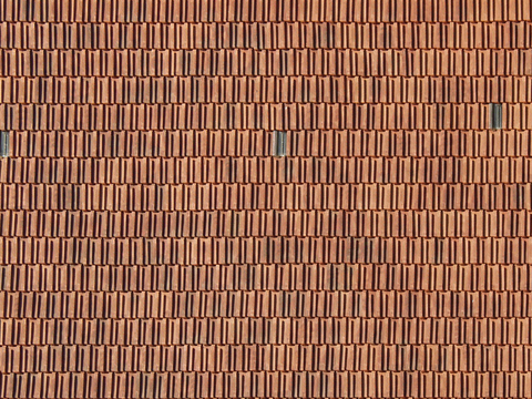 屋顶瓦片 红瓦 青瓦 房顶 中式建筑琉璃瓦