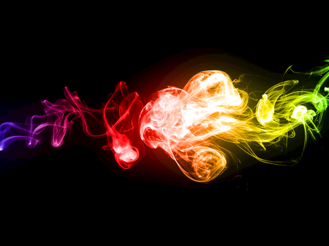  烟雾 雾气 浓烟 烟圈 变幻彩色烟雾 