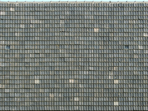 屋顶瓦片 红瓦 青瓦 房顶 中式建筑琉璃瓦