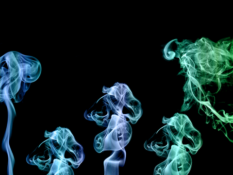  烟雾 雾气 浓烟 烟圈 变幻彩色烟雾 