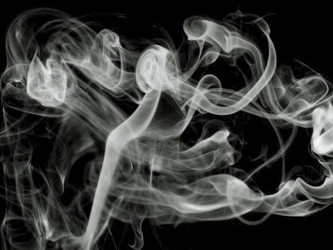 烟雾 雾气 浓烟 烟圈 变幻彩色烟雾