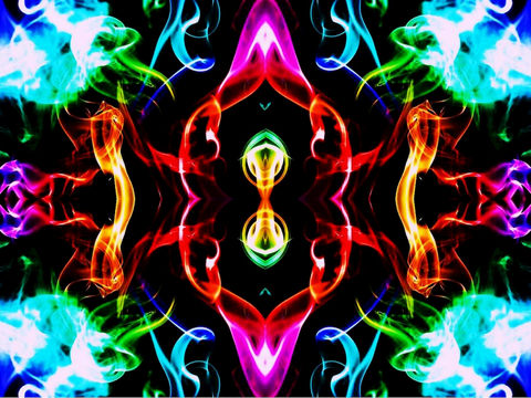  烟雾 雾气 浓烟 烟圈 变幻彩色烟雾 