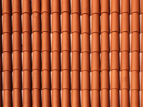 屋顶瓦片 红瓦 青瓦 房顶 中式建筑琉璃瓦