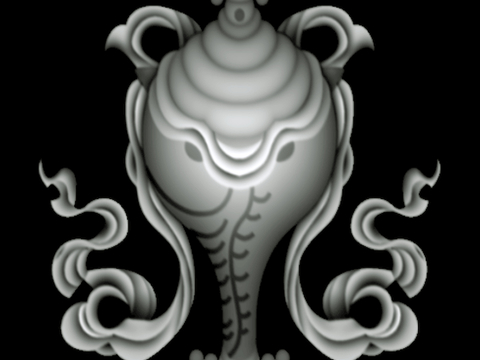 浮雕 金属浮雕 铜雕 木质雕花 十二生肖 黑白凹凸浮雕灰度图