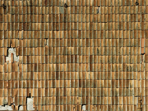  屋顶瓦片 红瓦 青瓦 房顶 中式建筑琉璃瓦 