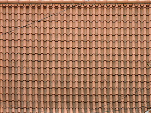 屋顶瓦片 红瓦 青瓦 房顶 中式建筑琉璃瓦