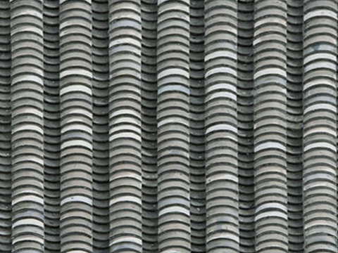  屋顶瓦片 红瓦 房顶青瓦 中式魏派建筑琉璃瓦 木瓦 稻草屋顶 