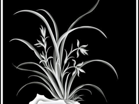  浮雕 金属浮雕 铜雕 木质雕花 十二生肖 黑白凹凸浮雕灰度图 