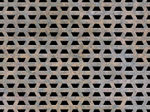 穿孔金属板 洞洞板 镂空金属板 金属网镂空屏风隔断篦子出风口