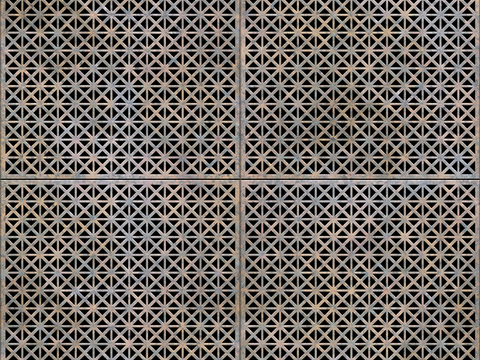 穿孔金属板 洞洞板 镂空金属板 金属网镂空屏风隔断篦子出风口