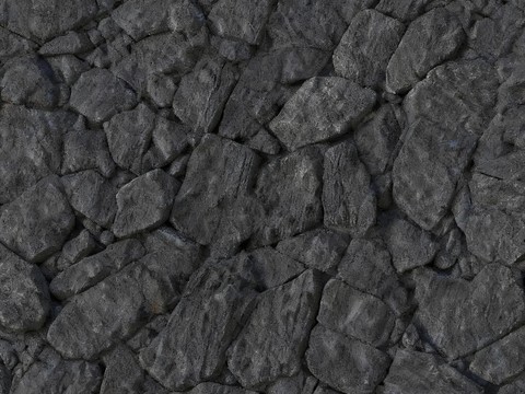 诧寂禅意深灰色毛石文化石 灰色石墙 网红款 外墙石墙 隔断石