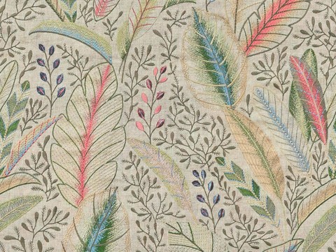 无缝亚麻花纹布