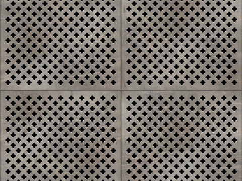 穿孔金属板 洞洞板 镂空金属板 金属网镂空屏风隔断篦子出风口