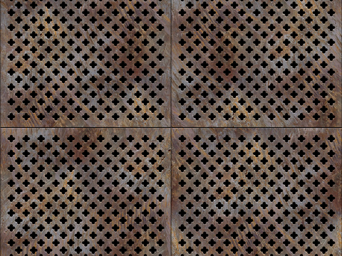 穿孔金属板 洞洞板 镂空金属板 金属网镂空屏风隔断篦子出风口