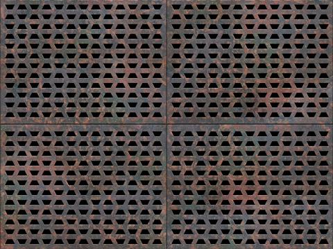 穿孔金属板 洞洞板 镂空金属板 金属网镂空屏风隔断篦子出风口